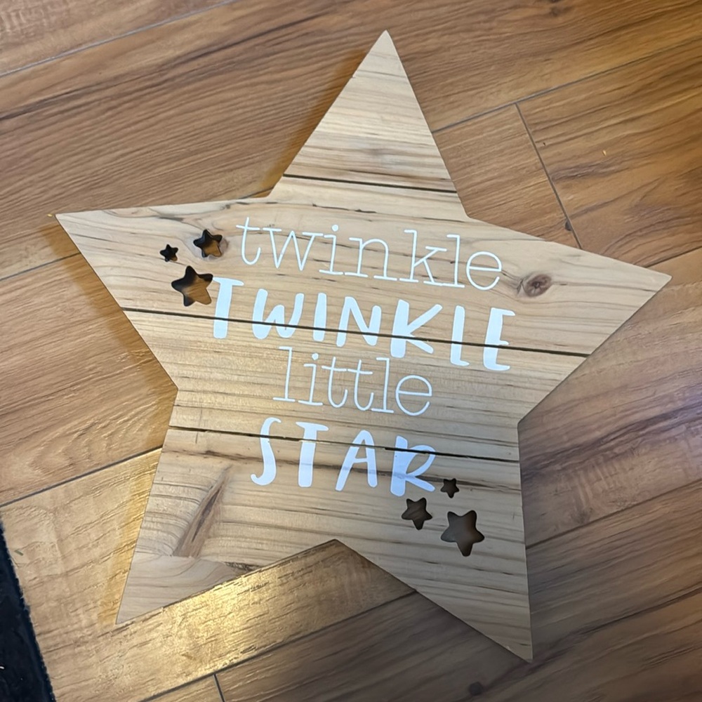 Wooden decor.